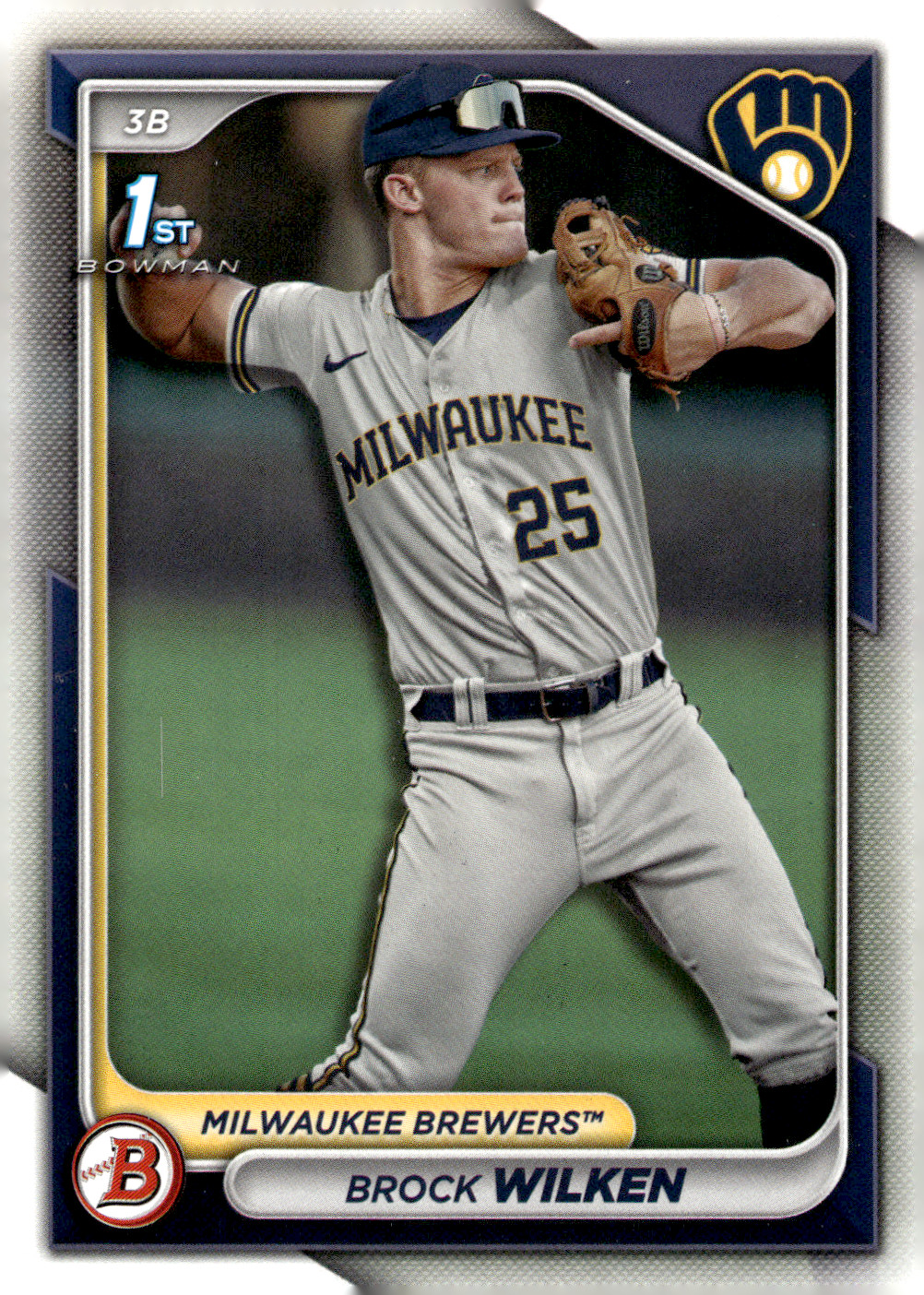 2024 Bowman - Prospects Brock Wilken #BP-86 Brewers 1st Bowman
