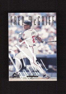 1995 Leaf Limited Bat Patrol #22 Fred McGriff Atlanta Braves