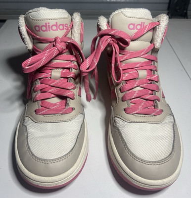 Adidas Hoops 3.0 Mid J 'Wonder Beige Pink Fusion