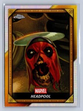 2025 Topps Chrome Marvel Deadpool Headpool Comic Book Gold #CB-21