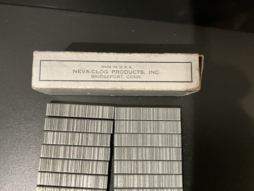 Vintage Neva Clog Staples DJ-340 Open Box Less Than Half Full - Picture 2 of 9