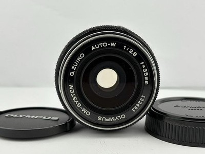 OLYMPUS OM-SYSTEM G.ZUIKO AUTO-W 35mm F/2.8 MF Wide Lens From