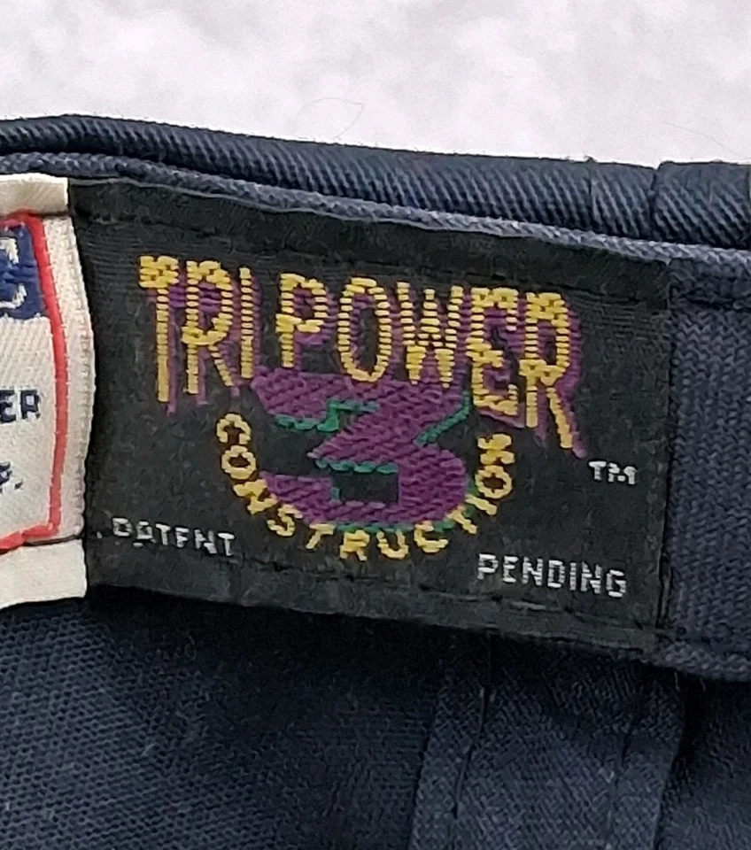 De colección New York Yankees Starter Tri Power Snapback Sombrero Raro Hechizo Años 90 MLB Foto 3 de 4