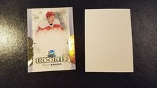 Riley Barber Capitals 2017 - 2018 UD THE CUP ROOKIE Blank Back RARE Oddball