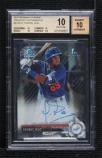 2017 Bowman Chrome Prospect Auto Yusniel Diaz #CPA-YD BGS 10 PRISTINE Auto 15r3