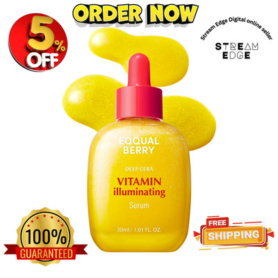 EQQUALBERRY Deep Cera Vitamin Illuminating Serum 1.01 fl oz (30 ml)
