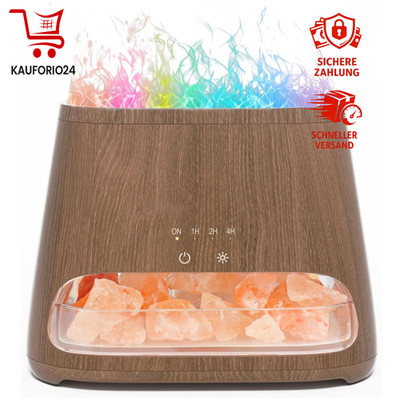 Aroma Diffuser 150ml mit 7 Farben LED Flammeneffekt für ätherische Öle