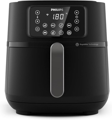 Philips Connected Airfryer XXL HD9285 - Schwarz/Dunkles Silber
