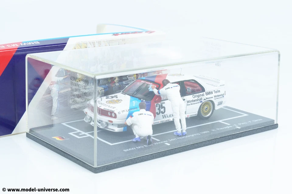 Spark - 1:43 BMW M3 (E30) Nº35 Ganador 24h Nurburgring 1989 con 2 Mecánicos F... Foto 2 de 4
