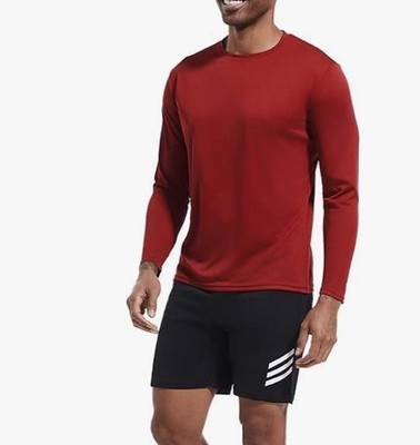 OYGSieg Long Sleeve Moisture Wicking UPF SPF Crew Neck Tag Free Size 2XL