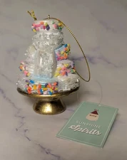 St. Nicholas Square Macaroons Cake Sprinkles Dessert Christmas Tree Ornament