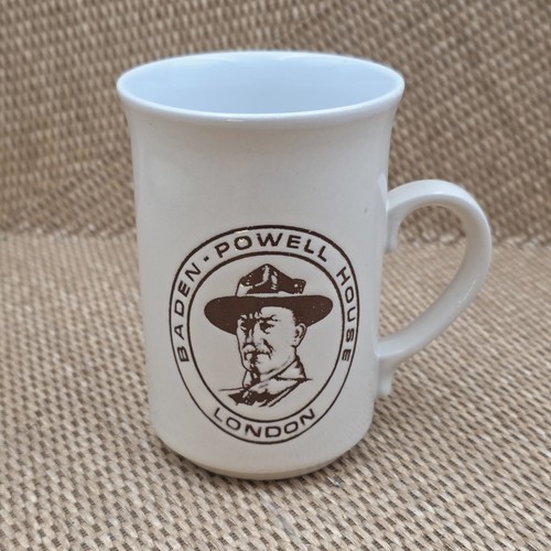 Boy Scouts Baden Powell House of London Coffee Cup Stoneware Mug Ashdale Pottery