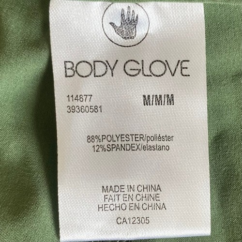 BODY GLOVE NUEVO SIN ETIQUETAS Pantalones Cortos de Tabla Verde Talla Mediana Bolsillos con Cordón Deportivos Surf - Imagen 4 de 4