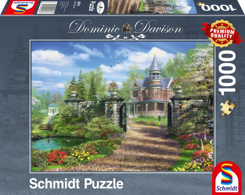 Schmidt Dominic Davison - Idyllic Country Estate Jigsaw Puzzle (1000 pieces)