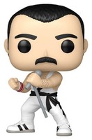 Funko FK75373 - Queen Pop! Rocks Vinyl Figur Freddie Mercury (White Singlet) 9 C