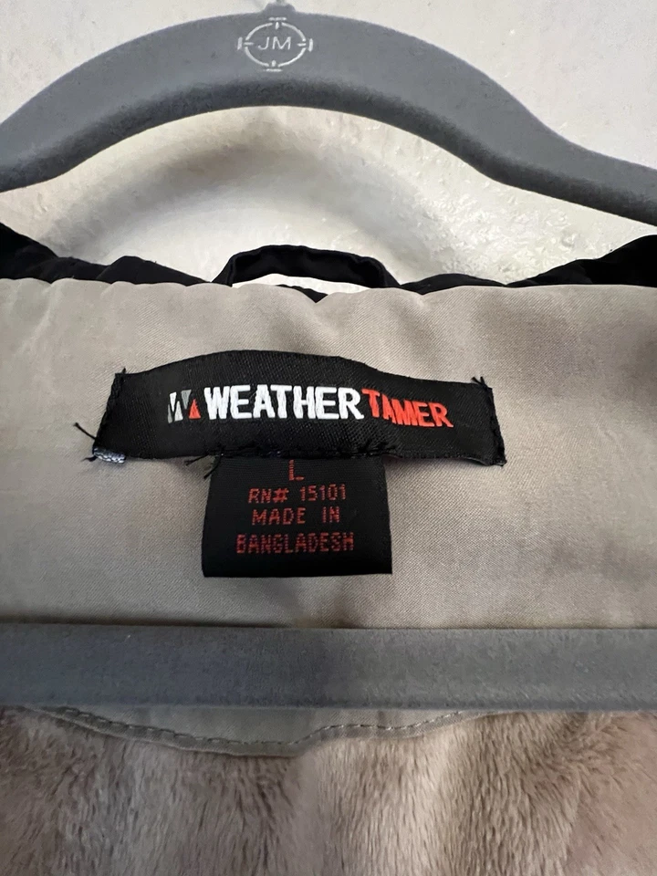 Weather Tamer Black Coat Size Large - Image 2 of 4