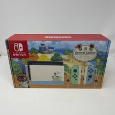 Nintendo Switch Console - Animal Crossing Special Edition 32GB With Box