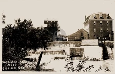 Western Star Mill Salina KS Kansas 1909 RPPC Photo Postcard COPY