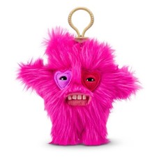 FUGGLER Cardiac Creeper KEYRING KEYCHAIN Funny Ugly Monster Plush Pink- Heart