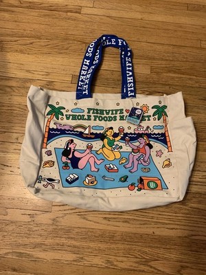 Fishwife x Whole Foods Market Limited Edition Large Tote Bag Brand New with Tags