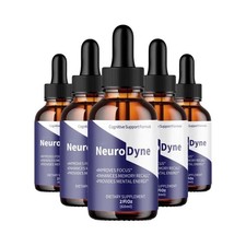  5-Pack Neurodyne Drops - Neuro Dyne Advanced Nerve Health Support Drops