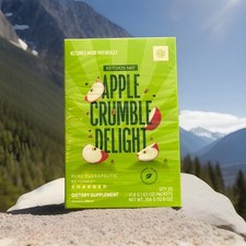Pruvit Keto OS NAT Charged Apple Crumble Delight Ketones Drink 20 Packs-New    
