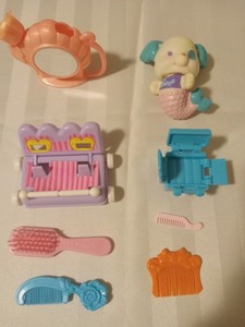 Lot of Eight (8) NICE Accessories from Various 1980's Toy Playsets RARE Pieces!