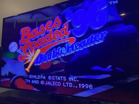 Bases Loaded 96 (Sega Saturn, 1996) Tested Working w/ Manual