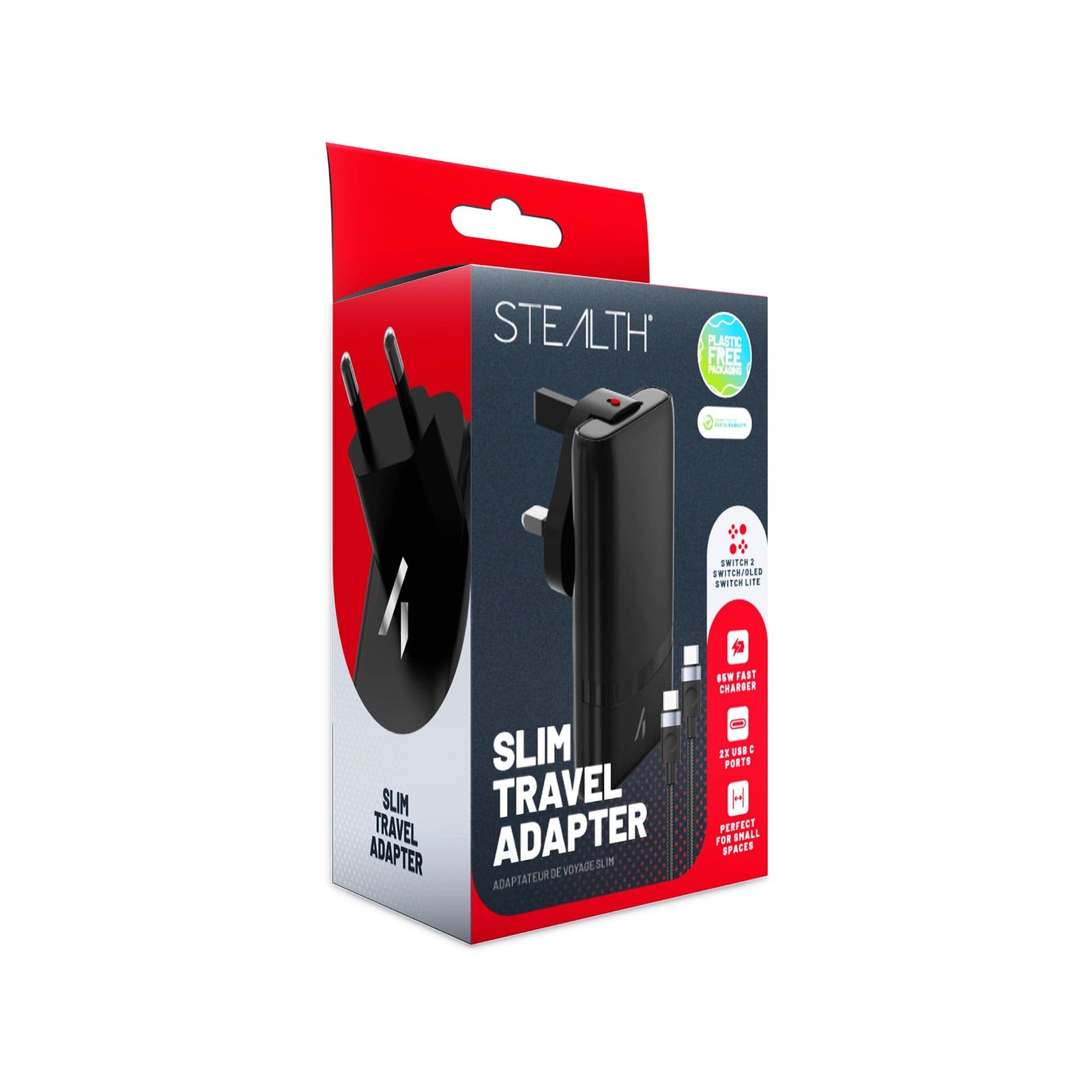 Stealth Mains Adaptor Nintendo Switch 2 Charger