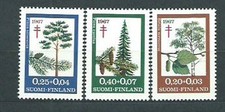 Finland - Mail 1967 Yvert 593/5 ** Mnh Flora