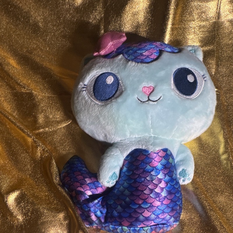 Cat Mermaid Plush Stuffed Animal Small 6-14in Soft Blue Purple Pink 2020