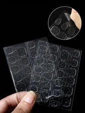  240pcs Double Side Adhesive Glue Sticker Sticky Tape Transparent Nail Glue