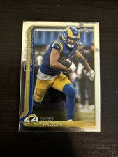 Topps 2025 Chrome Puka Nacua Los Angeles Rams #166 NFL Football Card Base Set