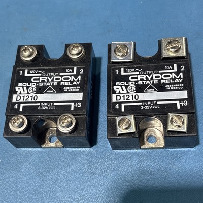 Crydom - P/N: D1210-10 - Solid State Relay - 3.5-32V. 2pcs