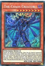 Yu-Gi-Oh TCG BLCR-DE070 SE The Chaos Creator Battles of Legend: Crystal Revenge