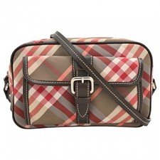 Borsa a tracolla originale BURBERRY Blue Label Nova Check marrone rosso bb9914cc