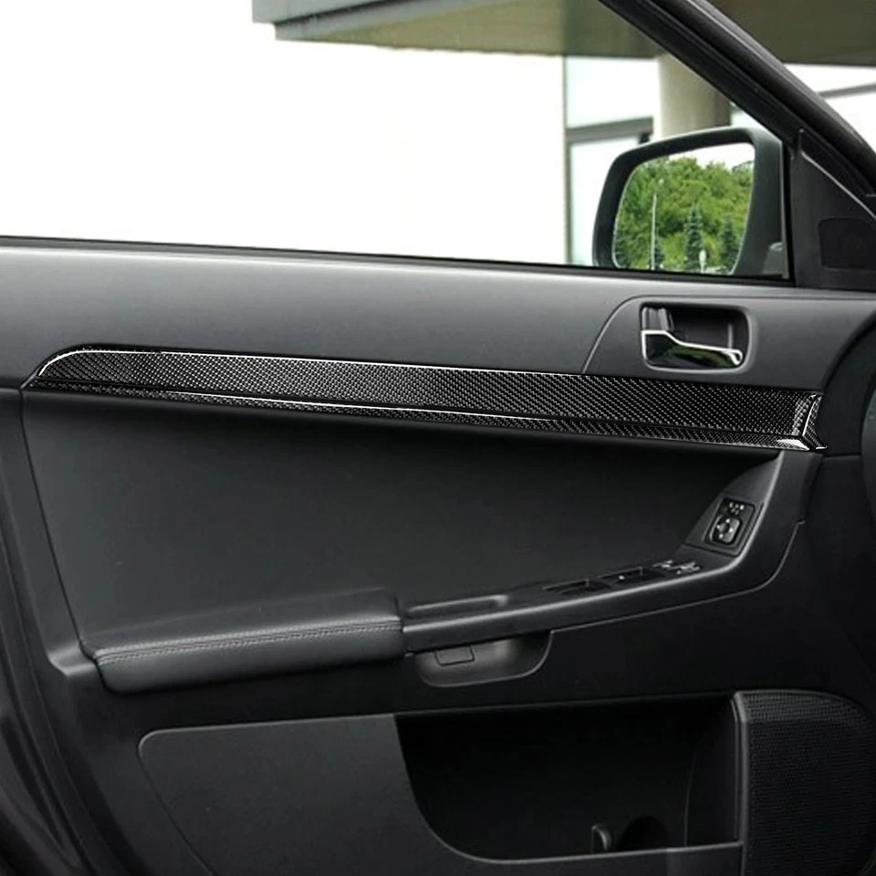 Pegatina de panel de puerta de tira para Mitsubishi Lance accesorios de coche modificados Foto 3 de 4