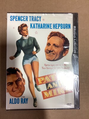 PAT AND MIKE CLASSIC 1952 DVD NEW Spencer Tracy/Katherine Hepburn Sealed