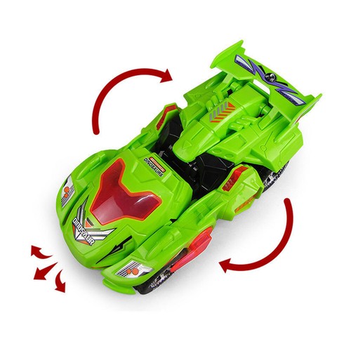 Transforming Dinosaur LED Car Transformer Toy Car Gift for Kids 3+ Years Old - Picture 6 of 26