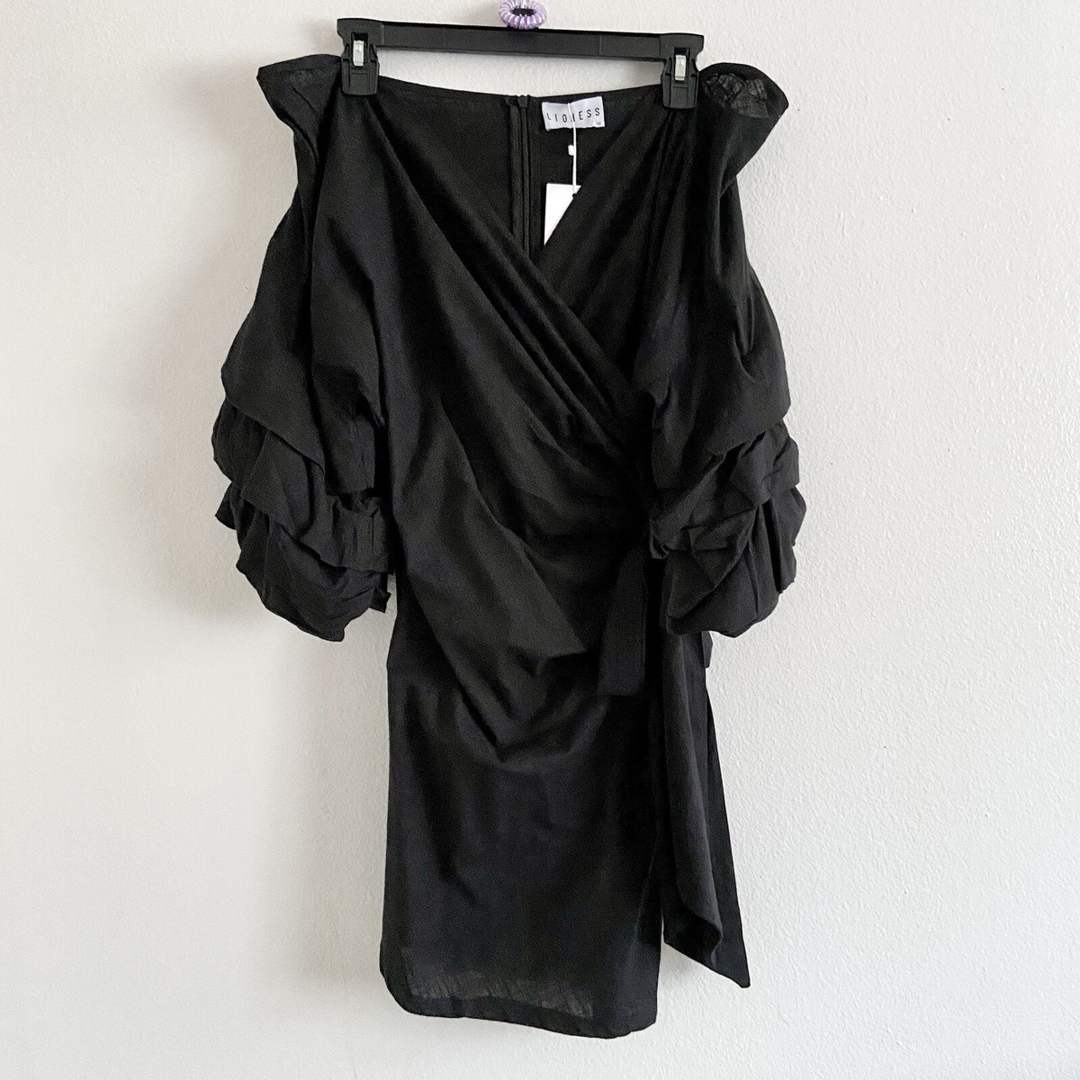NWT Princess Polly Lioness black Cha Cha mini dress, size US 6 | eBay