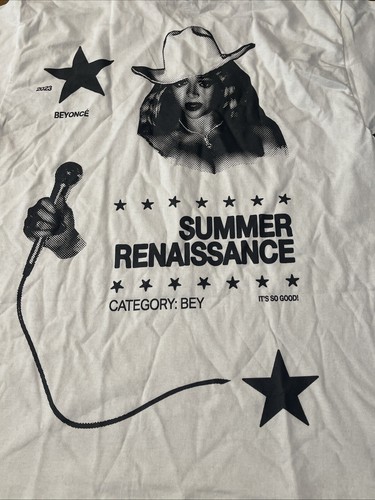 Beyonce Summer Renaissance World Tour 2023 Shirt Official Merch Size Large - Picture 5 of 5