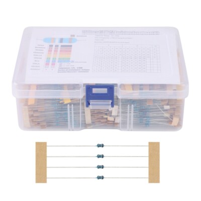 2600 StüCke 130 Werte 1/8W 0,125W 1% MetallschichtwiderstäNde Sortiert Pack8222