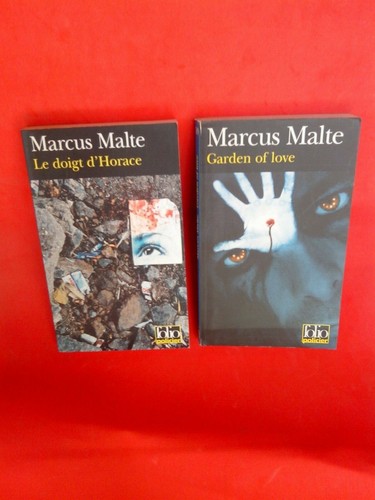 Marcus Malte - Lot 2 Poches : Le doigt d'Horace + Garden of Love - Folio  - Imagen 1 de 2