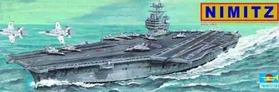 Trumpeter 05201  1:500th  scale Nimitz class (CVN-68) builds 1 of 5 Nimits class