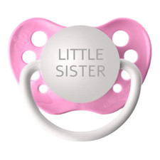 Little Sister Pacifier - Pink Paci - 0-18 months - Ulubulu - Baby Girl Binky