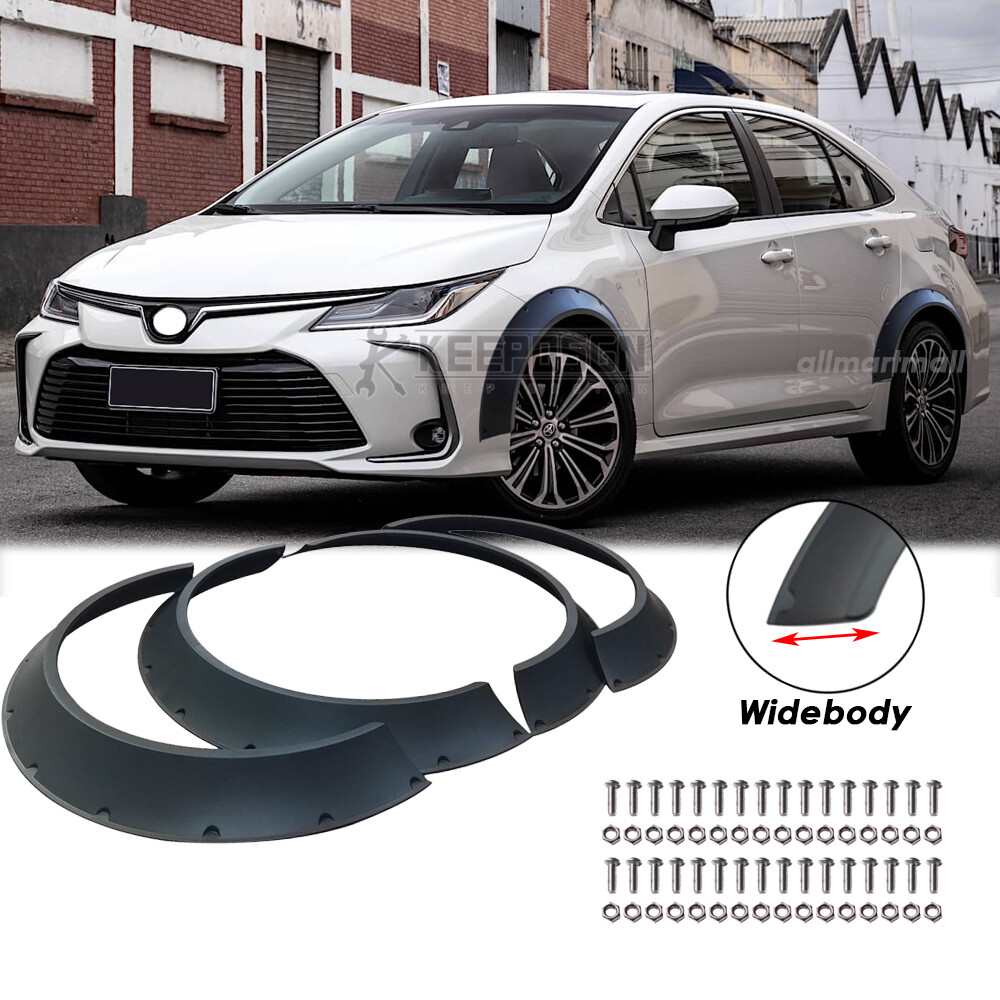 For Toyota Corolla Cross Hatchback Fender Flares Accessory Widebody Wheel Arches