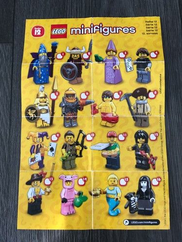Lego Minifigure Leaflets/Checklists/Tick Sheet ONLY Choose Series - Picture 12 of 34