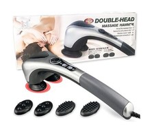 Electric Dual Head Heavy Hammer Massager, Handheld Heated Neck and ... Fast Ship