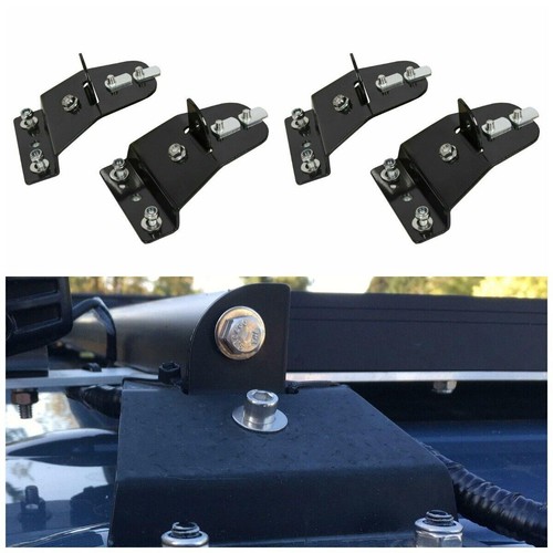 For Sprinter Tower Brackets Kits for 15 Series Cross bars Black 4 pcs - Picture 13 of 13
