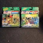 G.I. Joe Valor vs Venom DART +  LINK TALBOT COBRA + MB CARDS (Hasbro 2004)